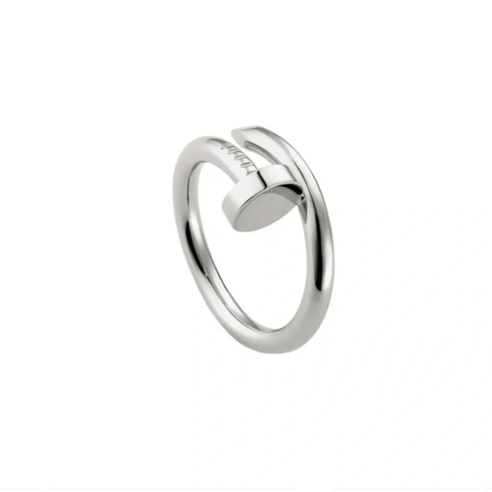 Generic Stainless Steel Nail Ring in Silver